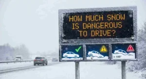 How Much Snow Is Dangerous To Drive: 3 Key Risk Factors